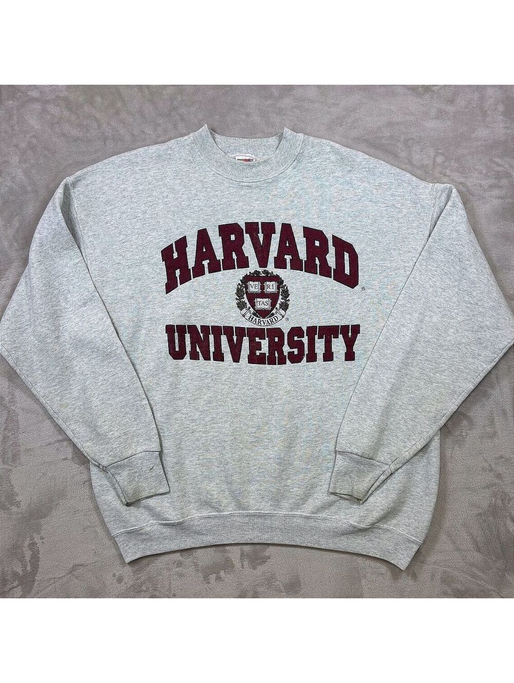 VTG 90s Harvard University Crewneck Sweatshirt XL Fruit of the Loom